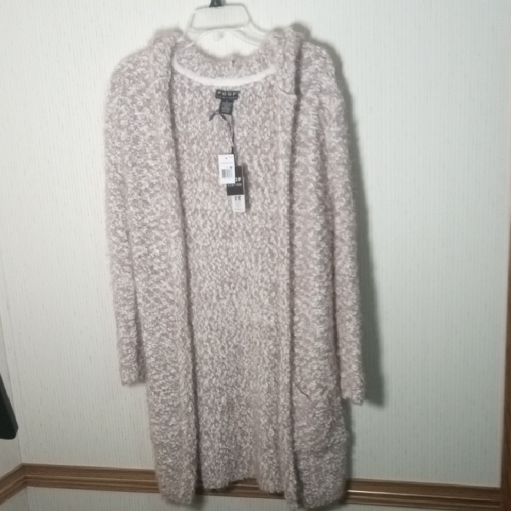 Poof! Soft Cream Cardigan